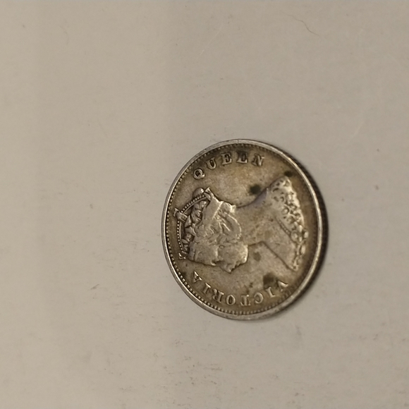 1898 Hong Kong 10¢ Silver piece - Picture 2 of 2